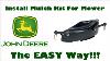 John Deere Gt245 Gt 245 Ride On Mower 20hp 250 Hours! Kubota Countax Mulch Kit